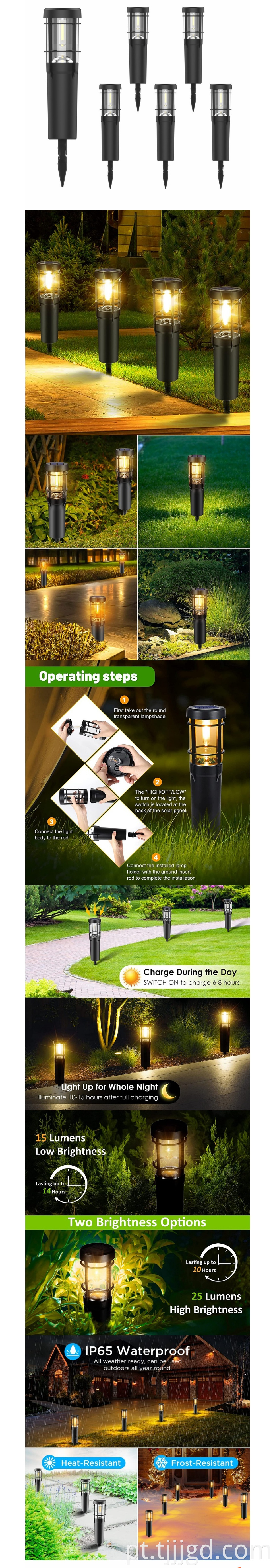 Solar Powered Decorative Lawn Lights